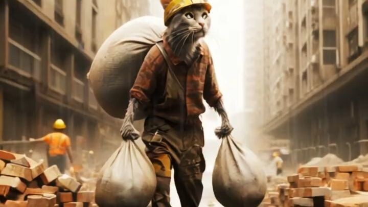 kucing gembala yang malang