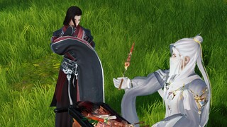 [Jianwang III/Umbrella Flower] Kunwu Fishing Statue