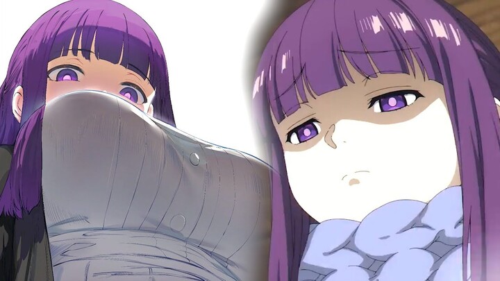 Fern whenever she makes disgusted face to Stark & Frieren | Frieren: Beyond Journey's End Episode 13