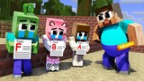 Monster School: Good Baby Zombie War Scary Fat Herobrine - Sad Story - Minecraft Animation