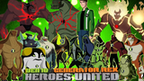 การแปลงร่างทั้งหมด Generator Rex Heroes United ben10rexheroesunited