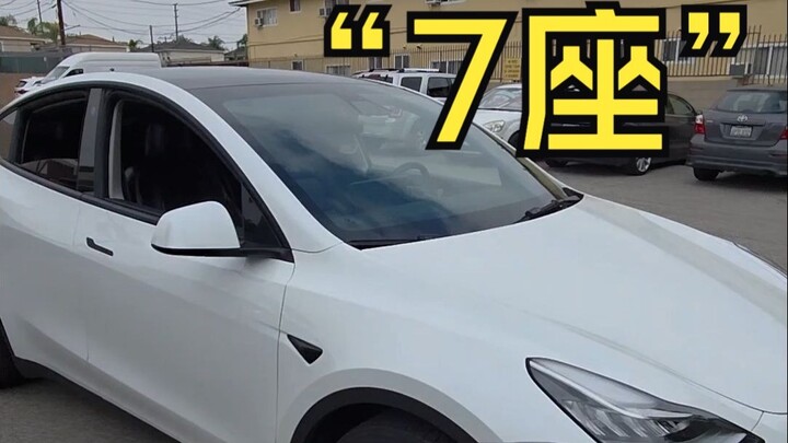 Tesla Model Y 7-seater: Not recommended for 7 passengers...