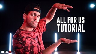 Euphoria Dance Tutorial - All For Us - Labrinth & Zendaya - Choreography by Jake Kodish [PART 1]