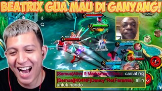 SEMUA MUSUH SENGAJA LOCK DAN ALL IN BEATRIX GUA TERUS !!