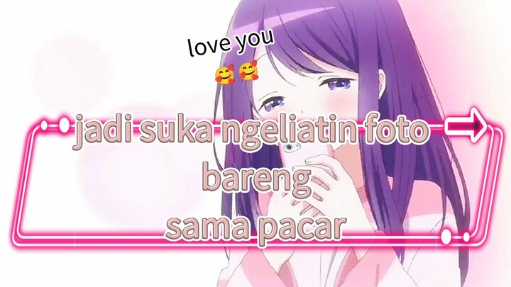 seneng banget foto bareng pacar