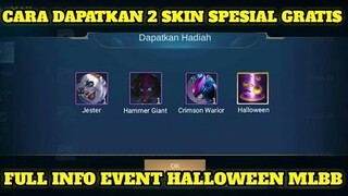 CARA DAPATKAN 2 SKIN SPESIAL GRATIS!!! FULL INFO EVENT HALLOWEEN & BLEZING WEST Mobile Legends