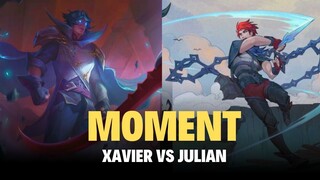 Moment Julian vs Xavier - Pembantaian Terkejam Di Land Of Dawn || Mobile Legends