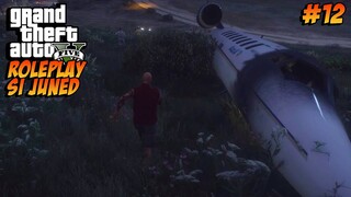 PESAWAT JATUH DI BELAKANG BENGKEL - GTA 5 ROLEPLAY SI JUNED (12)