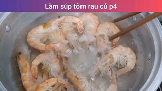 Làm súp tôm rau củ p4