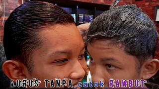 cara meluruskan rambut bergelombang, tanpa catok rambut