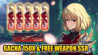 Gacha 150x CHA HAE IN & GRATIS Weapon SSR! | Solo Leveling: ARISE