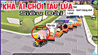 PLAY TOGETHER | KHẢ AI CHƠI TÀU LỬA CÙNG BẠN BÈ ĐẦY VUI NHỘN |  MỘT NGÀY VUI CHƠI CŨA KHẢ ÁI