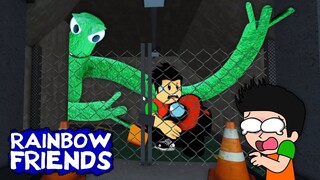 RETOS EN RAINBOW FRIENDS 🌈 ENTRO AL ESCONDITE DE GREEN | MOMENTOS DIVERTIDOS EN ROBLOX | JONDRES GC