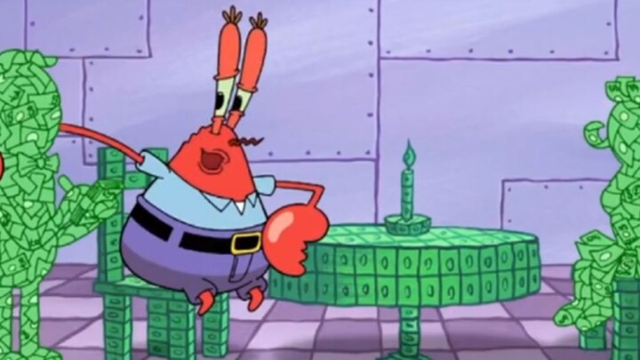 The old crab created a "Money Money Krabby Patty" and a Money Money Beach!
