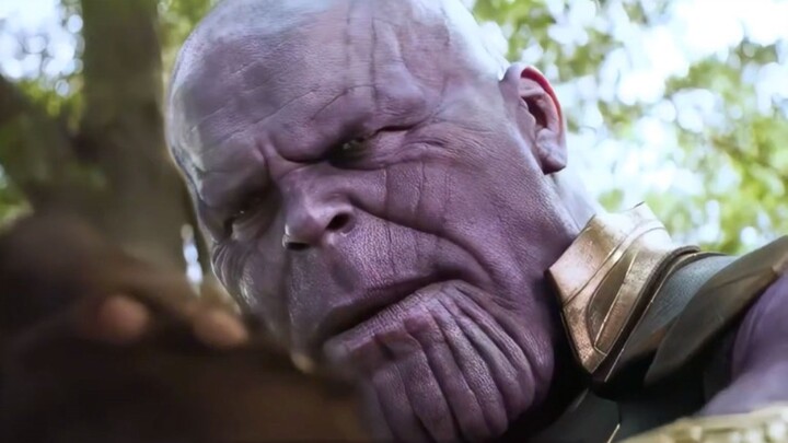 What is Thanos really trying to say with that expression?