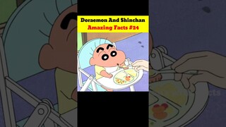 Doraemon And Shinchan Amazing Facts #24 #shorts #doraemon #shinchan