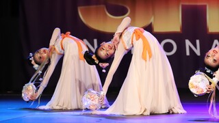 Australian Chinese Dance Competition: 5 children's version of "Tambourine on Lantern Festival" with 