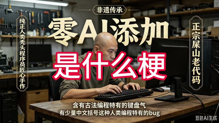 ข้อความ “Zero AI เพิ่มการทำด้วยมือแบบโบราณ” คือมีมอะไร?