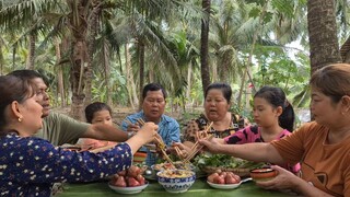 Ếch Đồng Kho Mắm Mà Chấm Rau Vườn Thì Hết Chỗ Chê | TKQ & Family T957