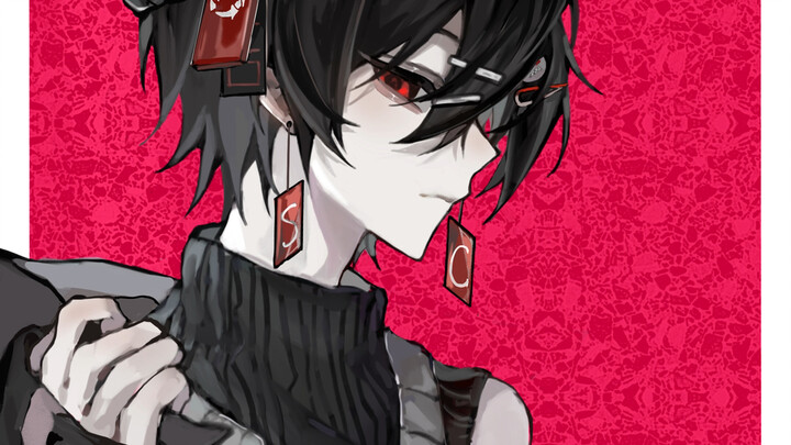 A commission with countless twists and turns, full of ups and downs—I feel like my OC’s face is 80% 