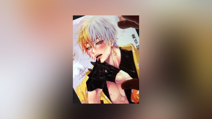 finally i finished it 💛🖤 KANEKI + ZENITSU zenitsu kaneki tokyoghoul kimetsu_no_yaiba зеницу клинокр