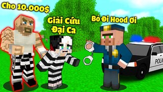 REDHOOD THỬ THÁCH 24H GIẢI CỨU ĐẠI CA KHỎI NHÀ TÙ TRONG MINECRAFT*1NGÀY REDHOOD LÀM LÃO ĐẠI TRONG TÙ