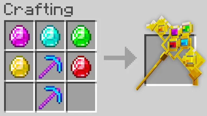 Minecraft, But You Can Craft An Infinity Pickaxe...