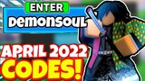 APRIL *2022* ALL NEW SECRET OP CODES In Demon Soul Simulator! (Roblox Demon Soul Codes)