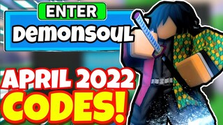 APRIL *2022* ALL NEW SECRET OP CODES In Demon Soul Simulator! (Roblox Demon Soul Codes)