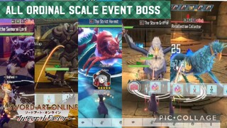 Sword Art Online Integral Factor: All Ordinal Scale Event Boss