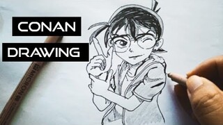 How DRAWING DETECTIVE CONAN - ANIME