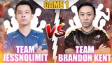 Team Jess No Limit VS Team Brandon Kent (Match 1) - Mobile Legends