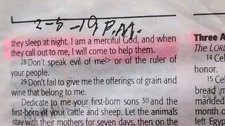 Daily Verse.         Exodus 22:29-31