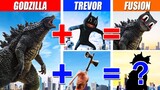 Godzilla + Trevor Monsters Fusion | SPORE