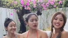 POOL TIME WITH YOUTUBER MAMI NOVITA DAN MODEL INTAN CASRINA 🥂 #bali #balinesewo