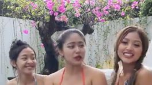 POOL TIME WITH YOUTUBER MAMI NOVITA DAN MODEL INTAN CASRINA 🥂 #bali #balinesewo