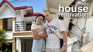 Building our HOME! House RENOVATION in THE PHILIPPINES 🇵🇭 | Episode 2