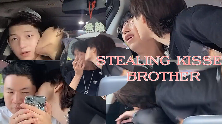 [Hôn trộm người anh em] Tôi đã cưỡng hôn tất cả anh em trong xe…