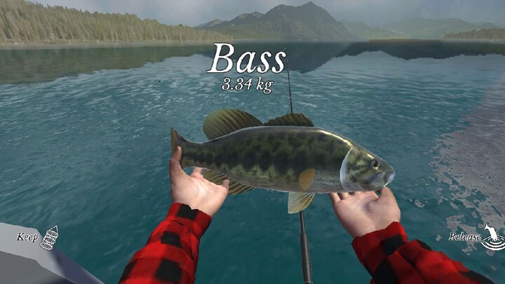 Mancing Ikan BASS 3.34kg # ultimate fishing