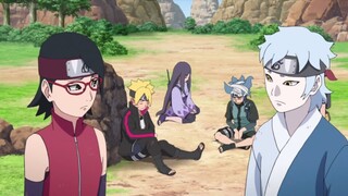 Boruto Almost Failed The Chunin Exam In Front Of Sarada And Mitsuki