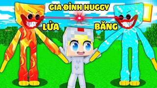 TÔ GÀ 1 NGÀY SỐNG CHUNG VỚI GIA ĐÌNH HUGGY WUGGY LỬA VÀ BĂNG KHIẾN SINH TỐ BẤT NGỜ*HUGGY ĐỐI ĐẦU