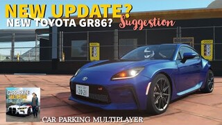 New 2022 Toyota GR86 in Car Parking Multiplayer New Update? What if?