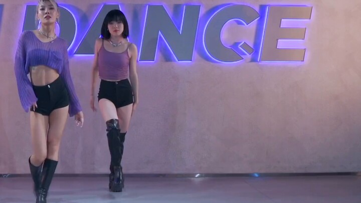 Orange Sheep Choreography | Purple Night Beautiful Black and White Sisters Duet