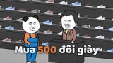 GẤU HÀI HƯỚC: Lúc nhỏ mua 500 đôi giày, tôi cứ thể để tiền lại và chạy mất =))) #gauhaihuoc