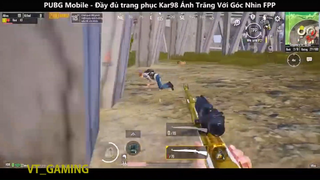 PUBG Mobile - Đầy đủ trang phục Kar98 Ánh Trăng Với Góc Nhìn FPP p9