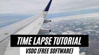 Time Lapse Tutorial using VSDC software | Hindi