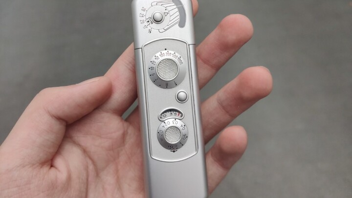 Two flash units from West German spy cameras