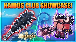 How To Get Kaidos Club Full Showcase in A One Piece Game