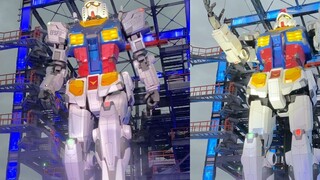 [Yokohama 1:1 Gundam] ในที่สุดกันดั้มที่สามารถเคลื่อนย้ายได้ในชีวิตจริงก็เคลื่อนตัวได้แล้วเมื่อวานนี