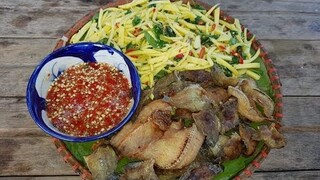Cá sặc chiên giòn nước mắm xoài chua - Bin Đen Miền Tây # 223